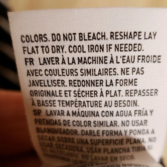 American Eagle Women's Soft & Sexy Black White Stripe Tank Top Small - Picture 6 of 6